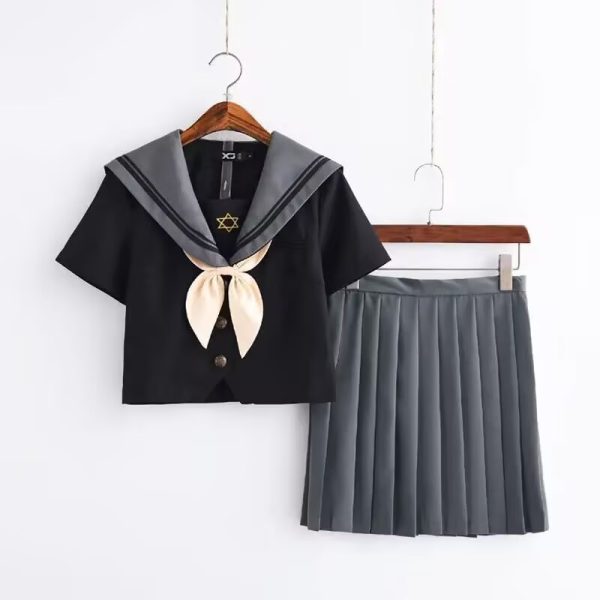 JK Uniform Academy Suit, Japanese Soft Girl Sailor Uniform, Japanese Kansai Collar Long Sleeve Female Student School Uniform - Image 10
