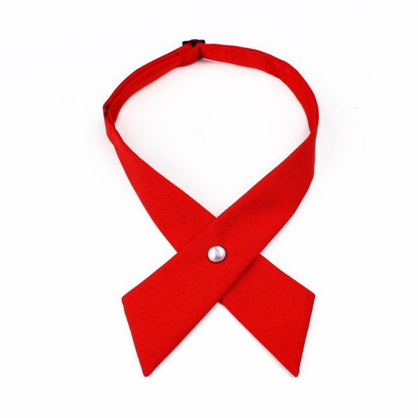 Student Cross Bow Tie Bow Tie Korean Style College Style JK Uniform Host Very Convenient Bow Tie - Image 8